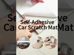 Self-adhesive cat scratching mat