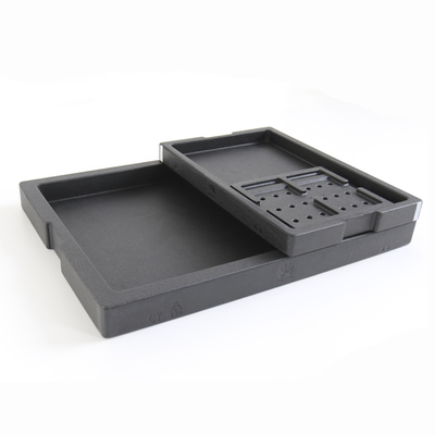 25kg/M3 Conductive Anti Static ESD Foam Inserts Packaging Metal Products Protective