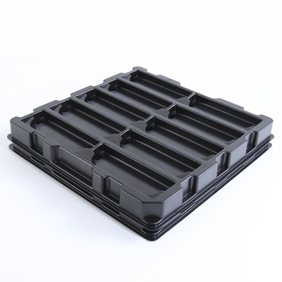 Pink And Black ESD Foam Tray IXPE Foam Packaging Insert Tray For Box Lining