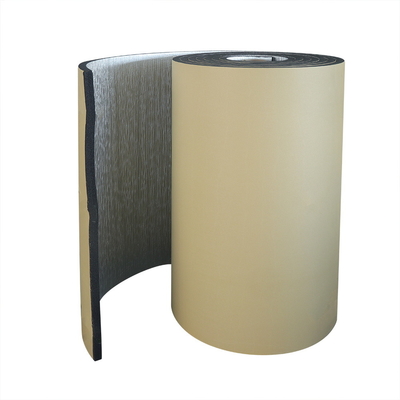 Self Adhesive XPE HVAC Insulation Foam Laminated Silver Aluminum Foil For Ductwork