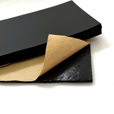 Custom NBR PVC Foam sheet Aluminum Foil Sticky Single Sided Insulation Rubber