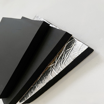 Aluminum Foil Coated NBR Rubber Foam Closed Cell Low Thermal Conductivity For HVAC