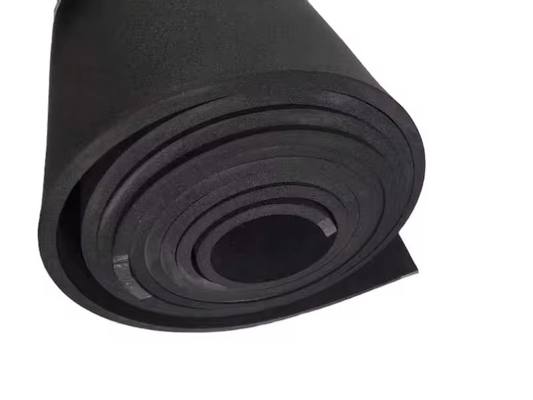 High Density PVC NBR Closed Cell Foam Insulation Rubber In Roll And Sheet