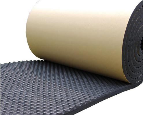 Soft Moisture Resistance EPDM Rubber Roll Adhesive Back For Household Machine