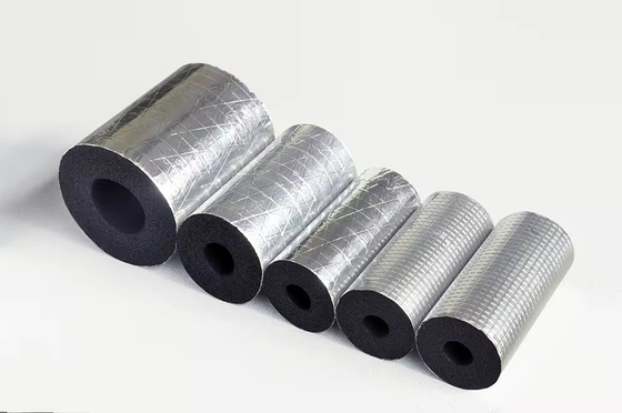 Waterproof Nitrile Close Cell Insulation NBR Foam Tube For Copper Pipe