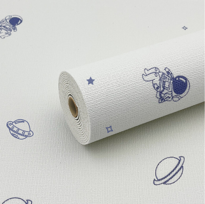 Children Series Antibacterial Elastic 3D Foam Wallpaper Multiple Colors  For Hospital