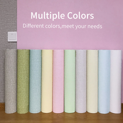 Soundproof Waterproof Foam Self Adhesive Wallpaper Roll For Indoor Wall Decoration