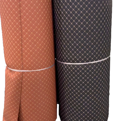 Knitted Embossed Waterproof Synthetic Pvc Sponge Leather For Car Floor Mat