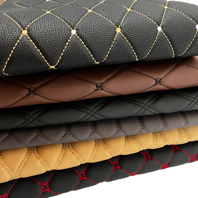 PU PVC Synthetic Leather Embroidery Xpe Foam Burr Backing For Car Floor Mat