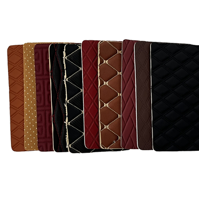 Classical Quilted Embroidery PVC Leather Sponge Rolls For Car Seat Covers