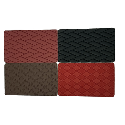 Embroidery Quilted PVC Artificial Synthetic Leather With Sponge For Car Seat Cover