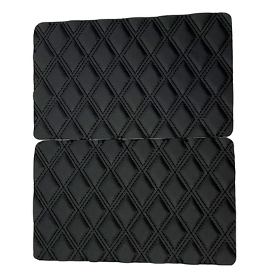 Customize Thickness Car Interior Embroidery Quilted Leather With XPE Sponge Foam