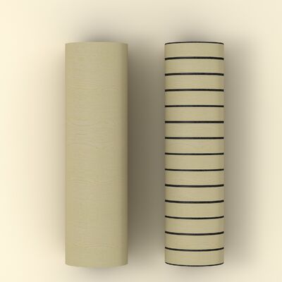 Stain-Resistant IXPE Soft Slat Grille Board Wallpaper For Office Building Decor