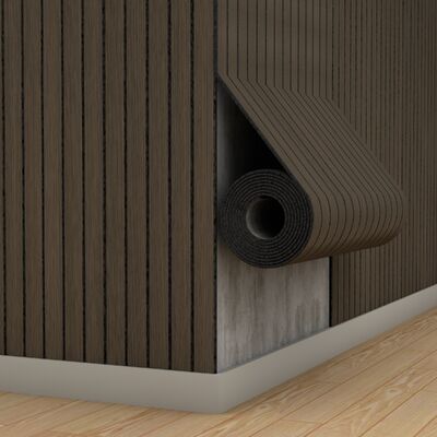 Soft Wood Slat Wall Panels With IXPE Foam Layer For Welfare Home Decor