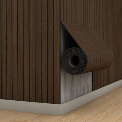 Soft Wood Slat Wall Panels With IXPE Foam Layer For Welfare Home Decor