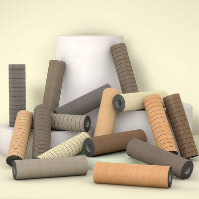 Self Adhesive 3D Foam Wallpaper with IXPE Shockproof Layer and Wood Grain Design for Thermal Insulation