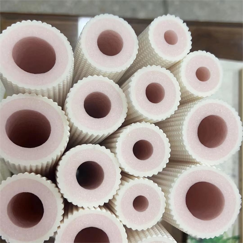Self Adhesive HVAC Insulation Foam , XPE Foam Insulation Pipe For HVAC System Building