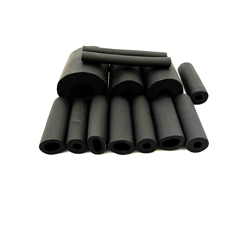 Nitrile PVC NBR Closed Cell Foam Fast Installation , Nitrile Butadiene Rubber Foam Black