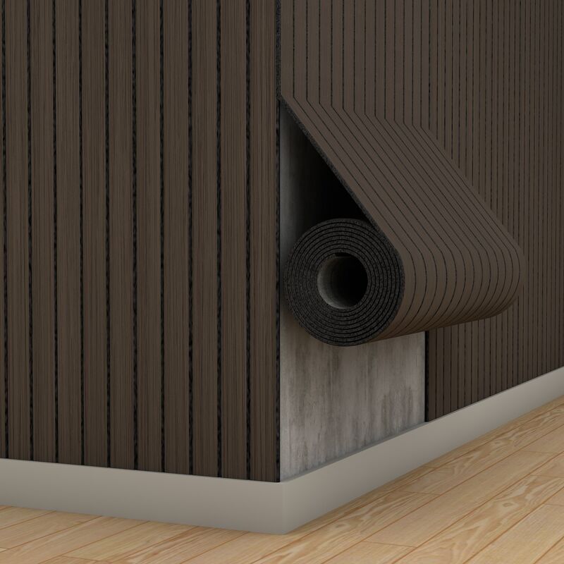 Stain-Resistant IXPE Soft Slat Grille Board Wallpaper For Office Building Decor