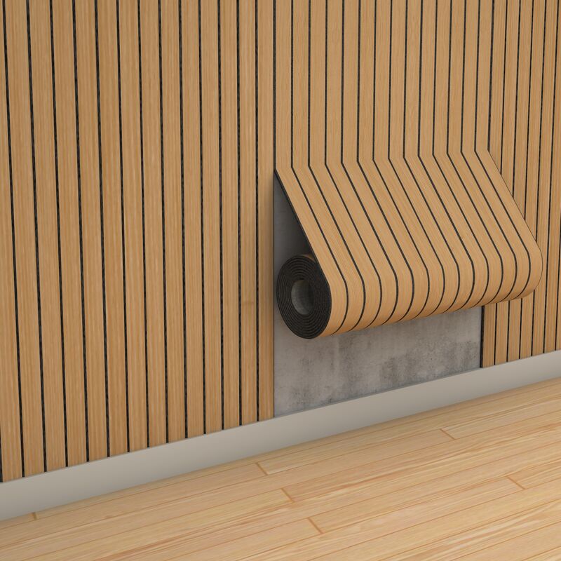 Waterproof IXPE Soft Grille Board With PVC Protection Layer For Apartment Decor