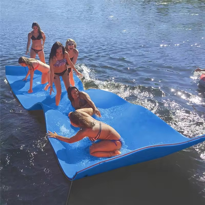 Custom Color Size Foam Floating Mat , Water Float Mat Multi Layers For Giant Pool