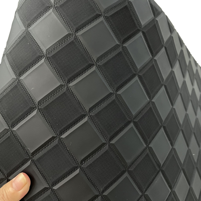 PVC Synthetic Embroidery Quilted Leather Car Floor Mat Roll Material Backing Customized